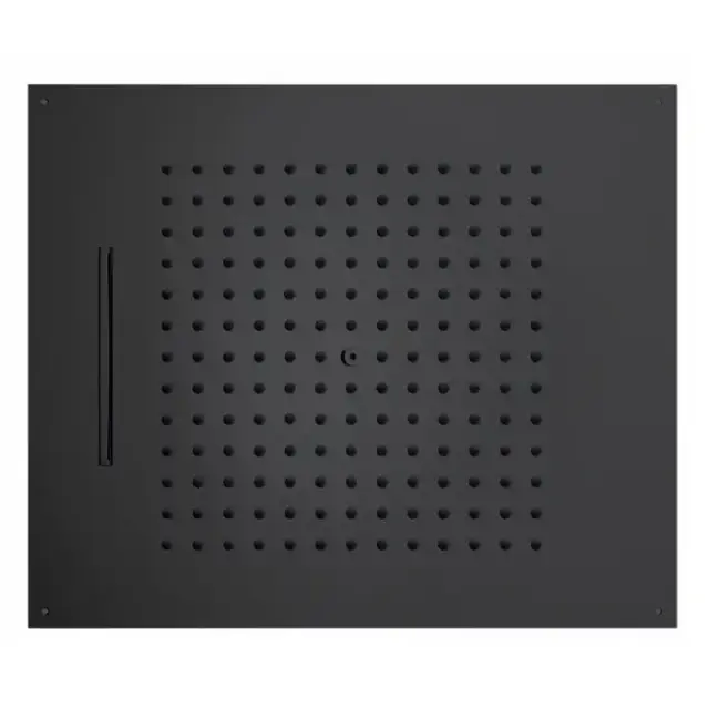 BOSSINI DREAM/2 Верхний душ 570 x 470 мм, 2 режима (дождь, каскад), цвет: черный матовый