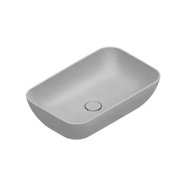 Catalano Green Раковина 60x38см накладная, без отв., цвет: Cemento Satinato