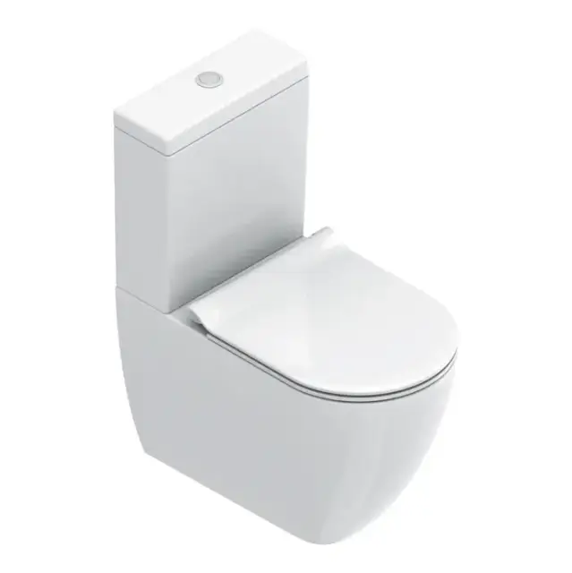 Catalano Sfera Унитаз моноблок 63х36см., безободковый, покрытие Cataglaze, цвет: белый глянцевый