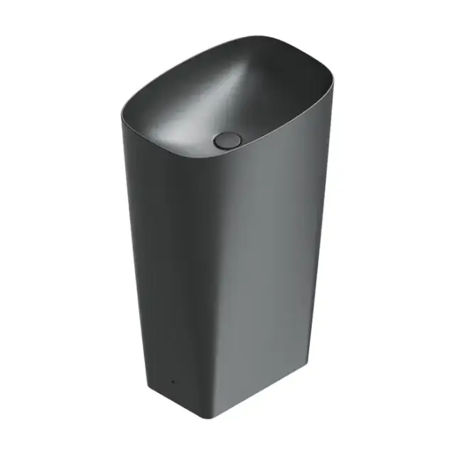 Catalano Green Раковина 55x38h85см, свободностоящая, без отв., слив в пол, цвет: черный матовый