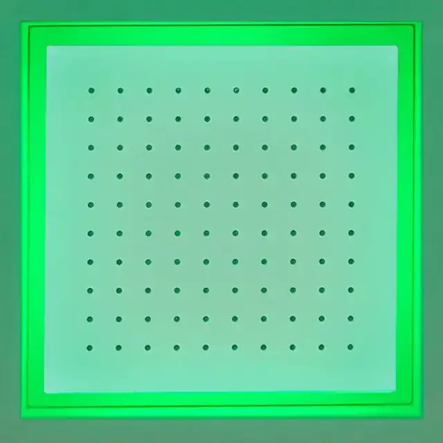 Antonio Lupi Душевая система Meteo 35 x 35 x 11 см, цвет: белый, с подсветкой