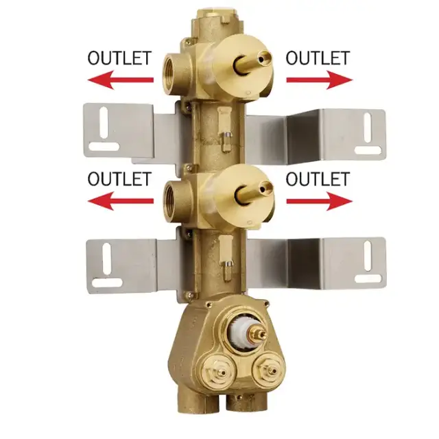 Bossini Встраиваемая часть термостата  2 дивиатора на 2 выхода, (4 выхода) высокой пропускной способности на &frac34;