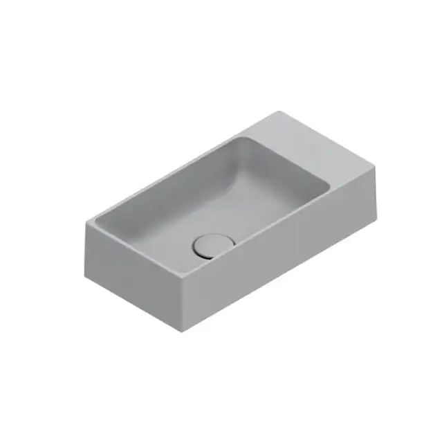 Catalano Premium Раковина 50x25см, без отв., цвет: Cemento Satinato