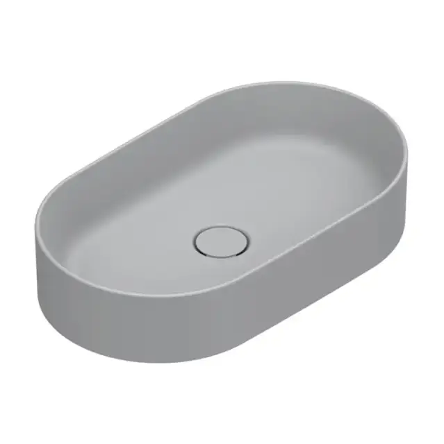 Catalano Zero Раковина 60х35см, накладная, без отв., цвет: Cemento Satinato