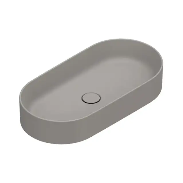 Catalano Zero Раковина 70х35см, накладная, без отв., без перелива, цвет: Tortora Satinato