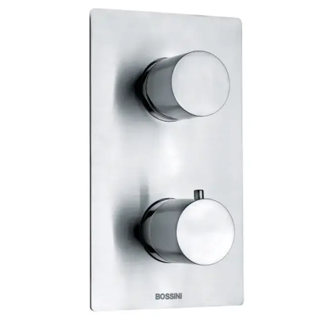Bossini Nobu Наружная часть для универсального термостатического смесителя на 1-5 выходов., цвет: нержавеющая сталь