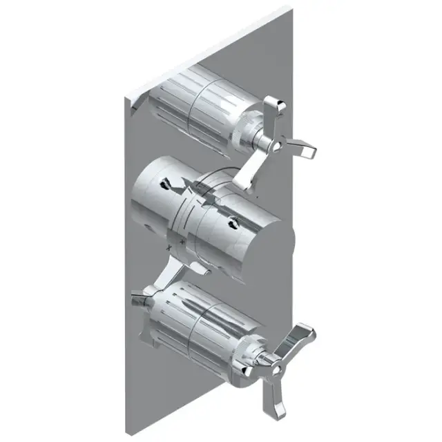 THG Hamptons Смеситель для душа, встраиваемый, термостатический, цвет: хром