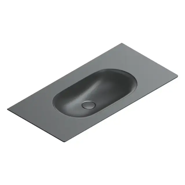 Catalano Sfera Раковина консоль 100x50см, без отв., цвет: черный матовый
