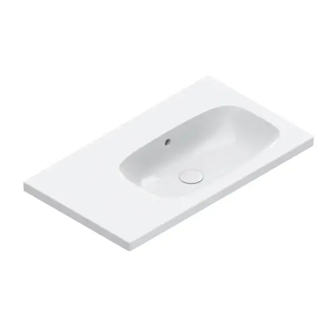 Catalano Alvea Раковина 80x46см чаша справа, без отв., цвет: белый глянцевый