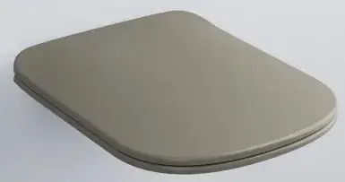 Сиденье с крышкой для унитаза с механизмом плавного закрывания Cemento
