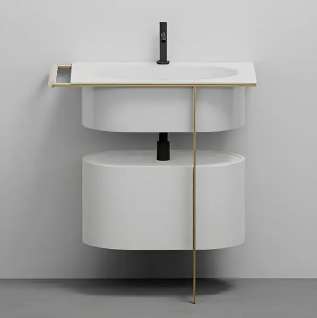 Консоль для ванной комнаты Cielo KYROS KYST.BZ BRUSHED BRONZE