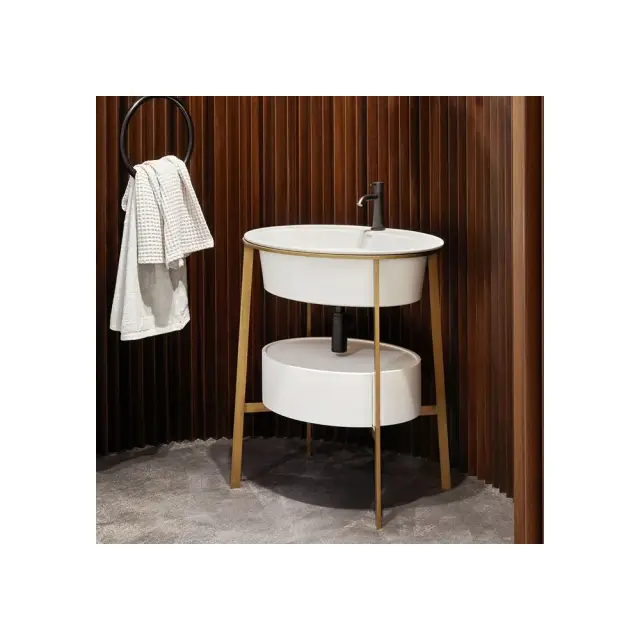 Консоль для ванной комнаты Cielo CATINO CASTO.BZ Bronzo Spazzolato