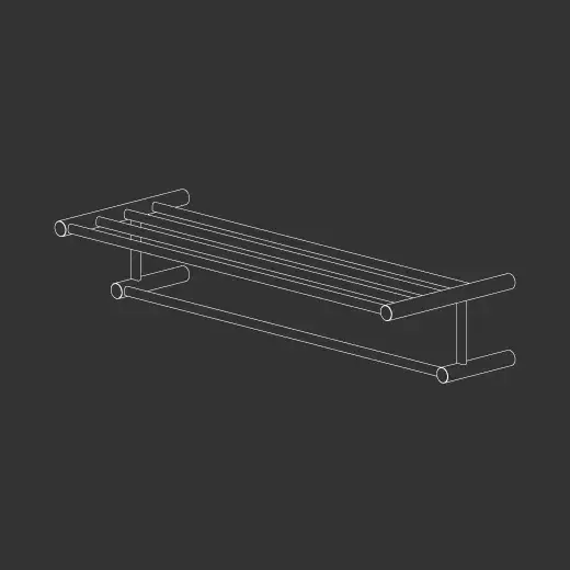 Держатель для полотенец CEA Stem STE27S сталь матовая