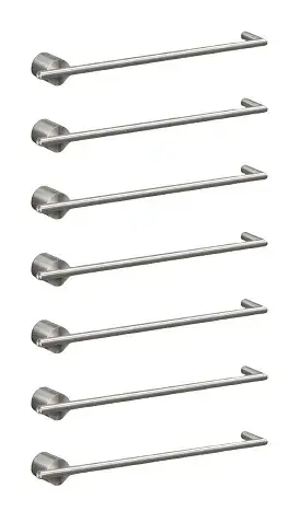 Полотенцесушитель электрический CEA EQUILIBRIO EQB07L = TRS01+SEL01(x7шт.) СТАЛЬ POLISHED