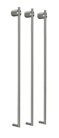 Полотенцесушитель электрический CEA EQUILIBRIO EQB23L = TRS01+SEL02(x3шт.) СТАЛЬ POLISHED