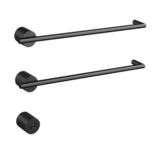 Полотенцесушитель электрический CEA EQUILIBRIO EQB12KDS = TRS01+SEL01(x2шт.)+BOT03 цвет Black Diamond Satin