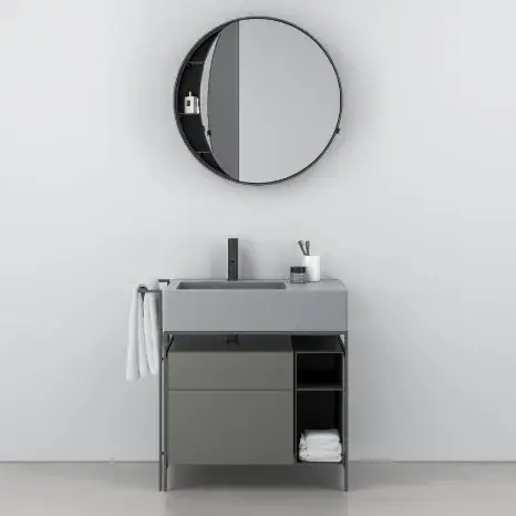 Тумба для ванной комнаты Cielo NARCISO NABOX.CM CEMENTO