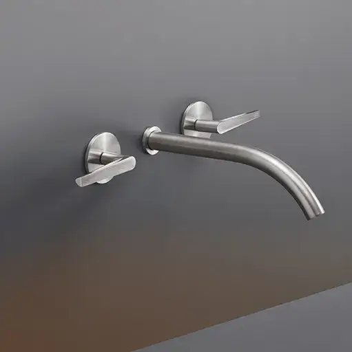 Смеситель для раковины CEA Flag FLG11L сталь полированная