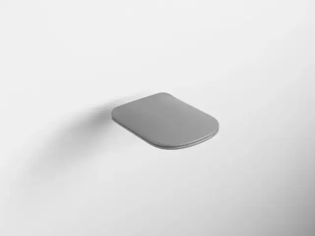 Сиденье для унитаза, Cielo, Era, шг 365*450, цвет-Cemento, тип дефекта - сколы