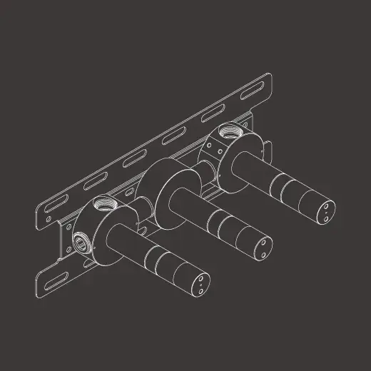 Встраиваемая часть смесителя