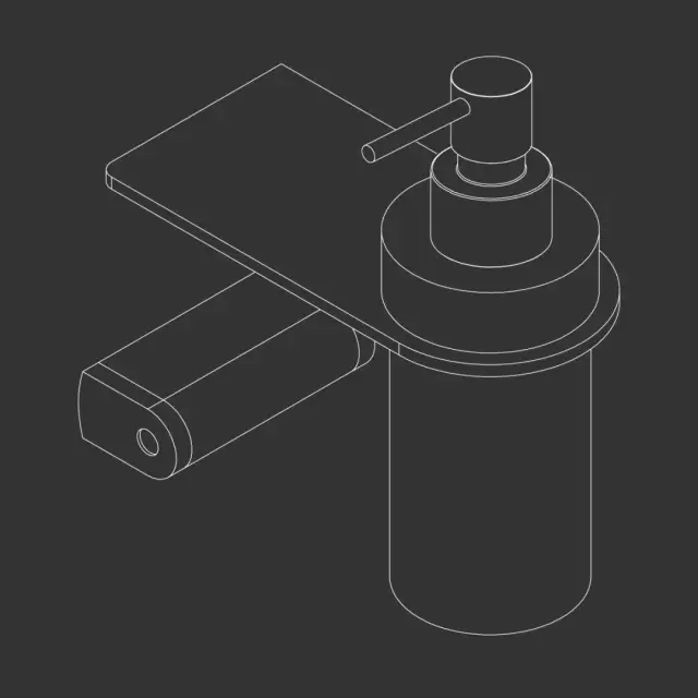 Дозатор CEA LUTEZIA LTZ110S сталь матовая