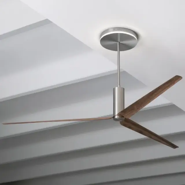 Вентилятор потолочный CEA Arc ARC02NS сталь / noce