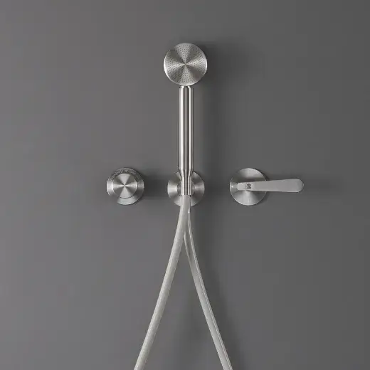 Смеситель для душа CEA LUTEZIA LTZ32WL сталь глянцевая/белый