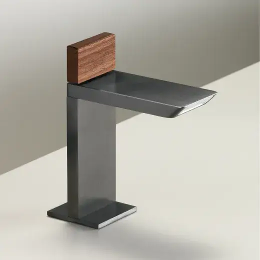 Смеситель для раковины CEA Bar BAR30TS сталь матовая/essence teak