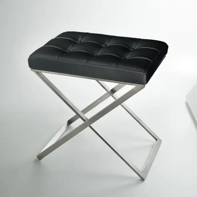 3SC Lino & Lone Стульчик для ванной, цвет: Matt Satin Nickel LONE-C/NX/02