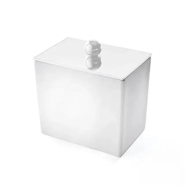 3SC MooD Баночка универсальная, 10х10х7 см, настольная, цвет белый мат. MW48ABO