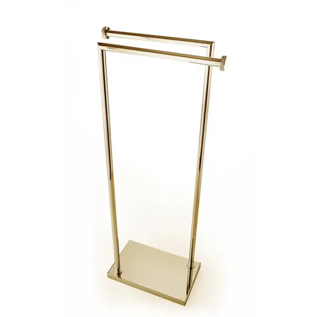 3SC Ribbon Напольная стойка с 2 полотенцедержателями 30х18хh83см, цвет золото Lucido RB50GD
