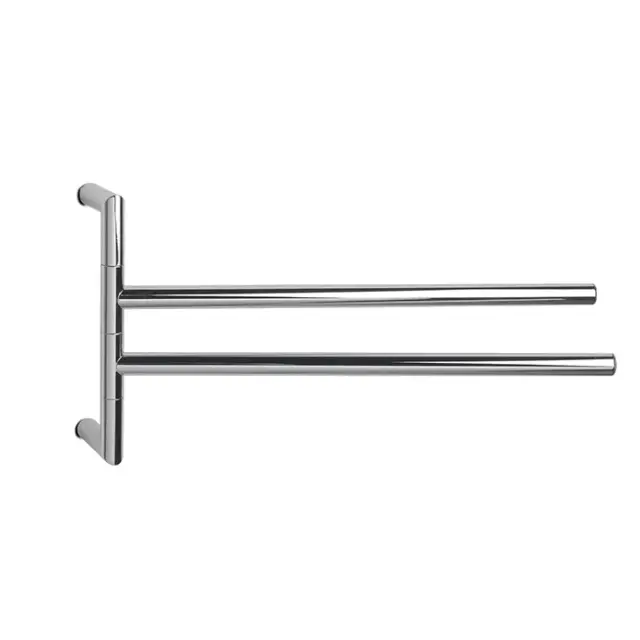 3SC Guy Полотенцедержатель двойной, поворотный, плечо 35см, цвет хром GU19SL