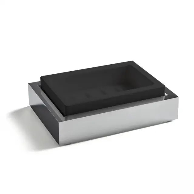 3SC SK 3.0 Мыльница с керамической чашей, настольная, цвет: хром SK01ASL.NO