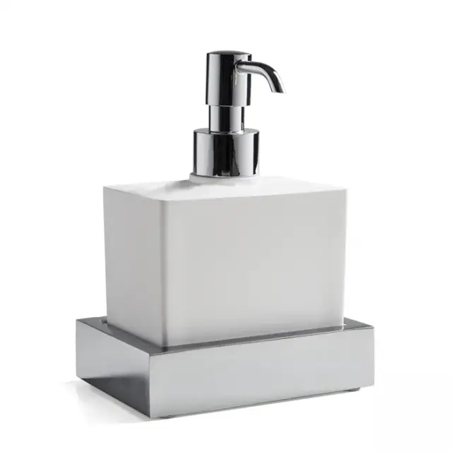 3SC SK 3.0 Дозатор для жидкого мыла, настольный, композитная колба, цвет: хром SK01DSL.BO