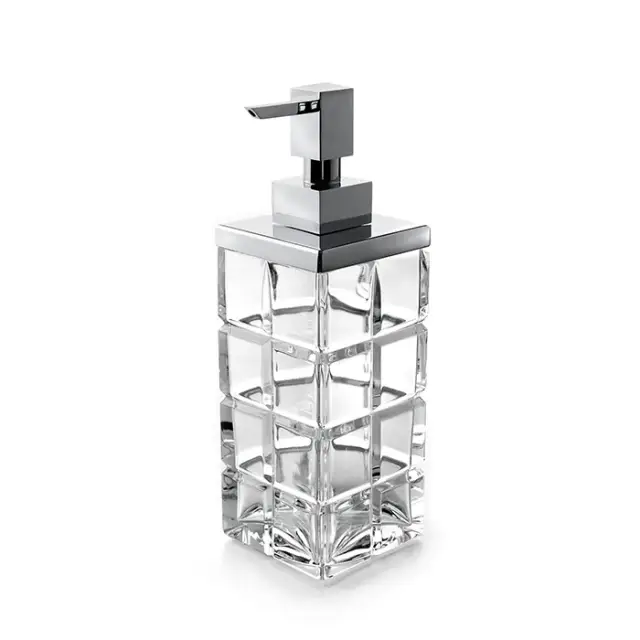 3SC Palace Дозатор для жидкого мыла, настольный, стеклянная колба, цвет: хром PA01DACRSL