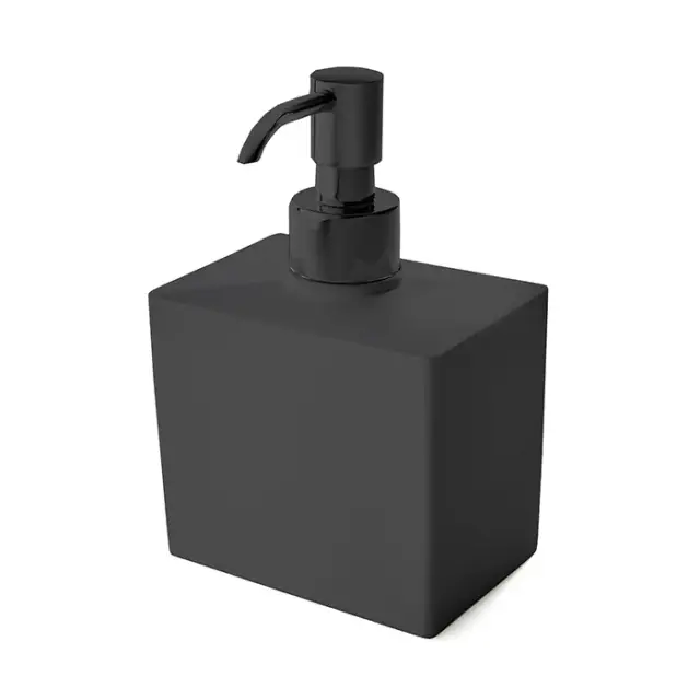 3SC Mood Дозатор настольный, композит Solid Surface, цвет черный матовый MN01DANO