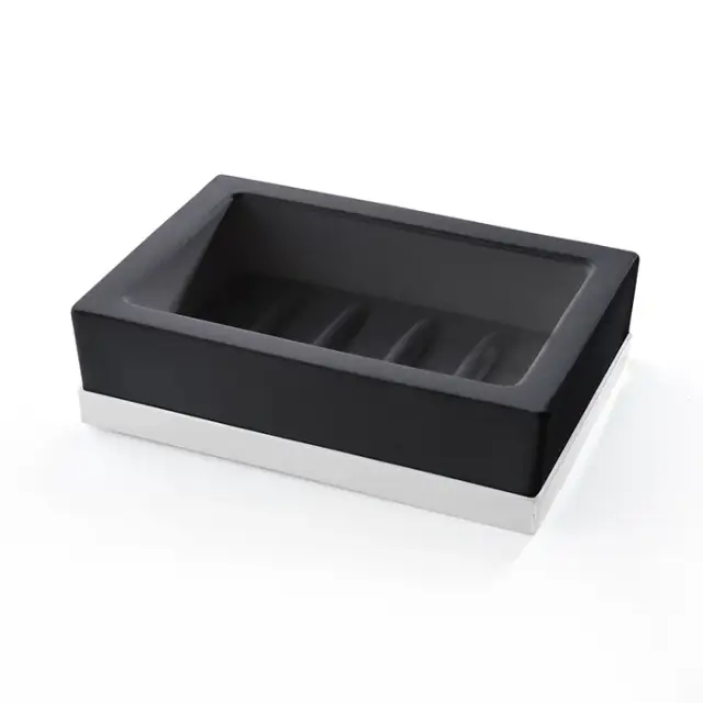 3SC MooD Deluxe Мыльница с композитной чашей Solid Surface, настольная, цвет: белый MDN01ABO