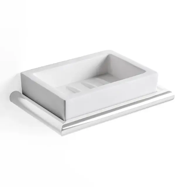 3SC Guy Мыльница с композитной чашей Solid Surface, подвесная, цвет: белый матовый GU01BO