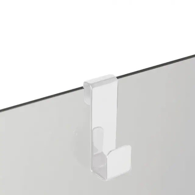 3SC Appy Крючок навесной на стекло, одинарный, цвет белый матовый APPY1BO