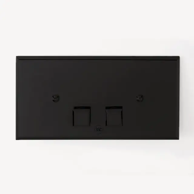 3SC Square Plsswue Клавиша смыва для бачков Geberit, материал латунь, цвет чёрный матовый SQL00NO