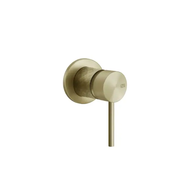 Gessi 316 Intreccio Внешние части для настенного смесителя на 1 позицию, цвет: brushed brass PVD 54119#727
