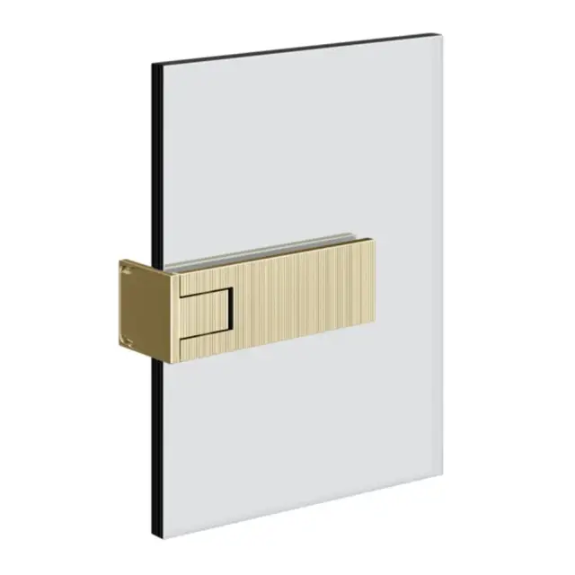 Gessi Shower Rigato Петля стена-стекло 8-10мм, если вес двери превышает 50 кг, цвет: brass PVD 67501#710