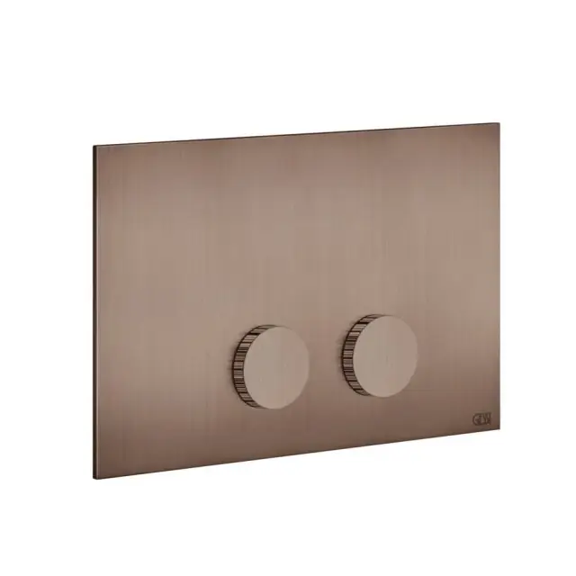 Gessi Ingranaggio Клавиша смыва для инсталляции Geberit Sigma 8 и Sigma 12, цвет: copper brushed PVD 54635#708