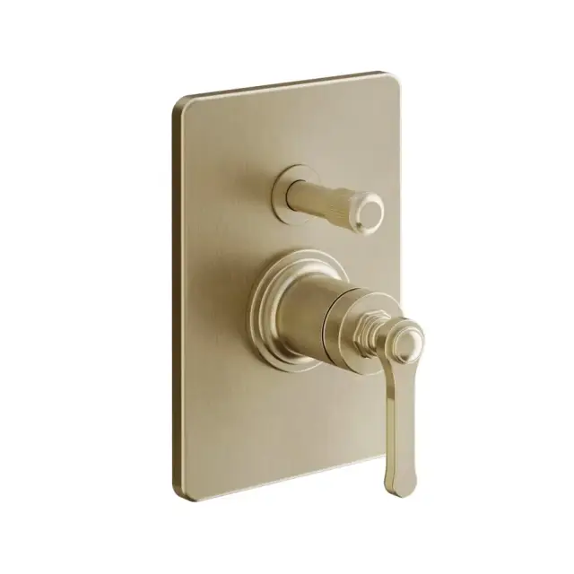 Gessi Venti20 Смеситель встраиваемый, однорычажный, цвет: warm bronze brushed PVD 65079#726