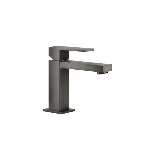 Gessi Rettangolo Смеситель для раковины на 1 отверстие, цвет: black metal brushed PVD 20002#707