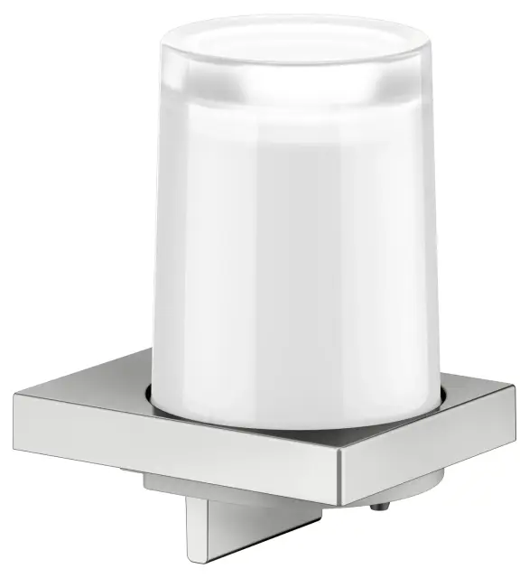 Keuco Edition 11 Дозатор жидкого мыла, подвесной, стеклянная колба, цвет: нержавеющая сталь 11152 219000