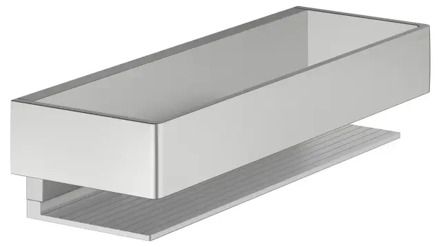 Keuco Edition 11 Корзинка для душа 30х9,5 см, подвесная, цвет: нержавеющая сталь/алюминий 11158 210000