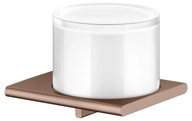 Keuco Edition 400 Дозатор жидкого мыла, подвесной, стеклянная колба, цвет: красное золото 11552 299000