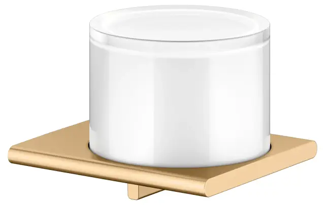 Keuco Edition 400 Дозатор жидкого мыла, подвесной, стеклянная колба, цвет: латунь 11552 259000