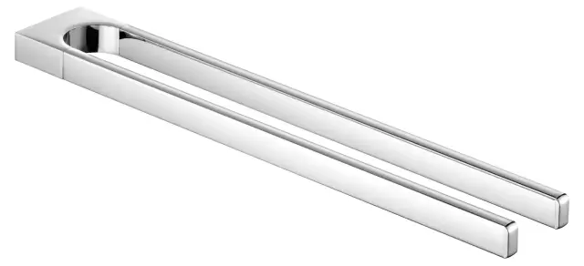 Keuco Collection Moll Полотенцедержатель двойной 45 см, подвесной, цвет: нержавеющая сталь 12718 210000